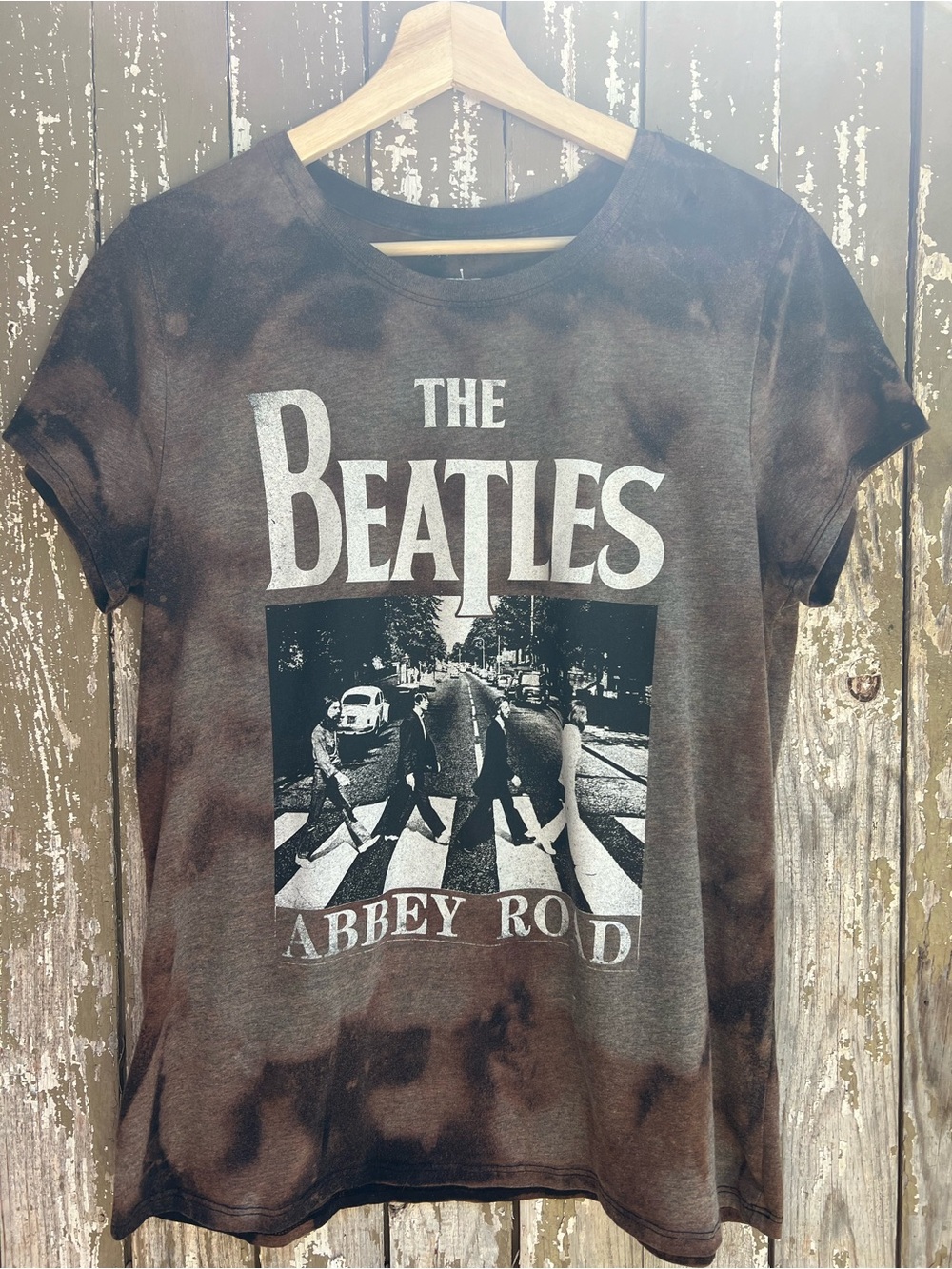 The Beatles Brown Tie-Dye Abbey Road Kids Tee